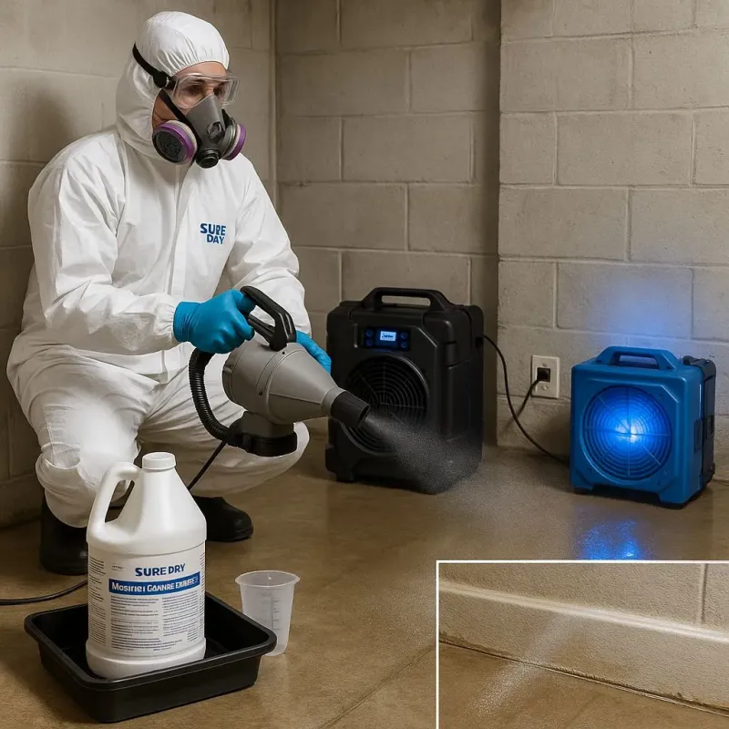 Sanitization and Odor Removal process in Edgard, LA