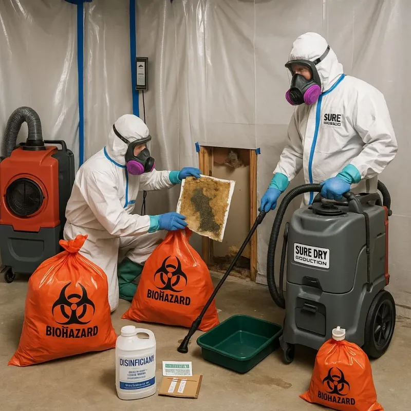 Contaminated Water Handling Protocols process in Edgard, LA